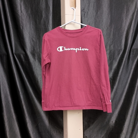 Champion Maroon Long Sleeve Tee - Picture 1 of 14